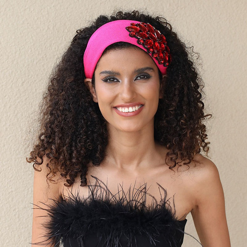 Jeweled Face Wash Headband for Secure Skincare Routines