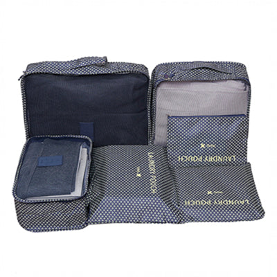 6-Piece Packing Cubes Set for Organized Travel Luggage