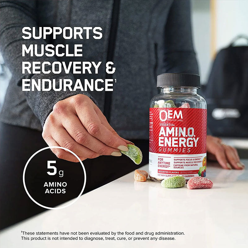 Essential Amino Energy Gummies — Natural Caffeine