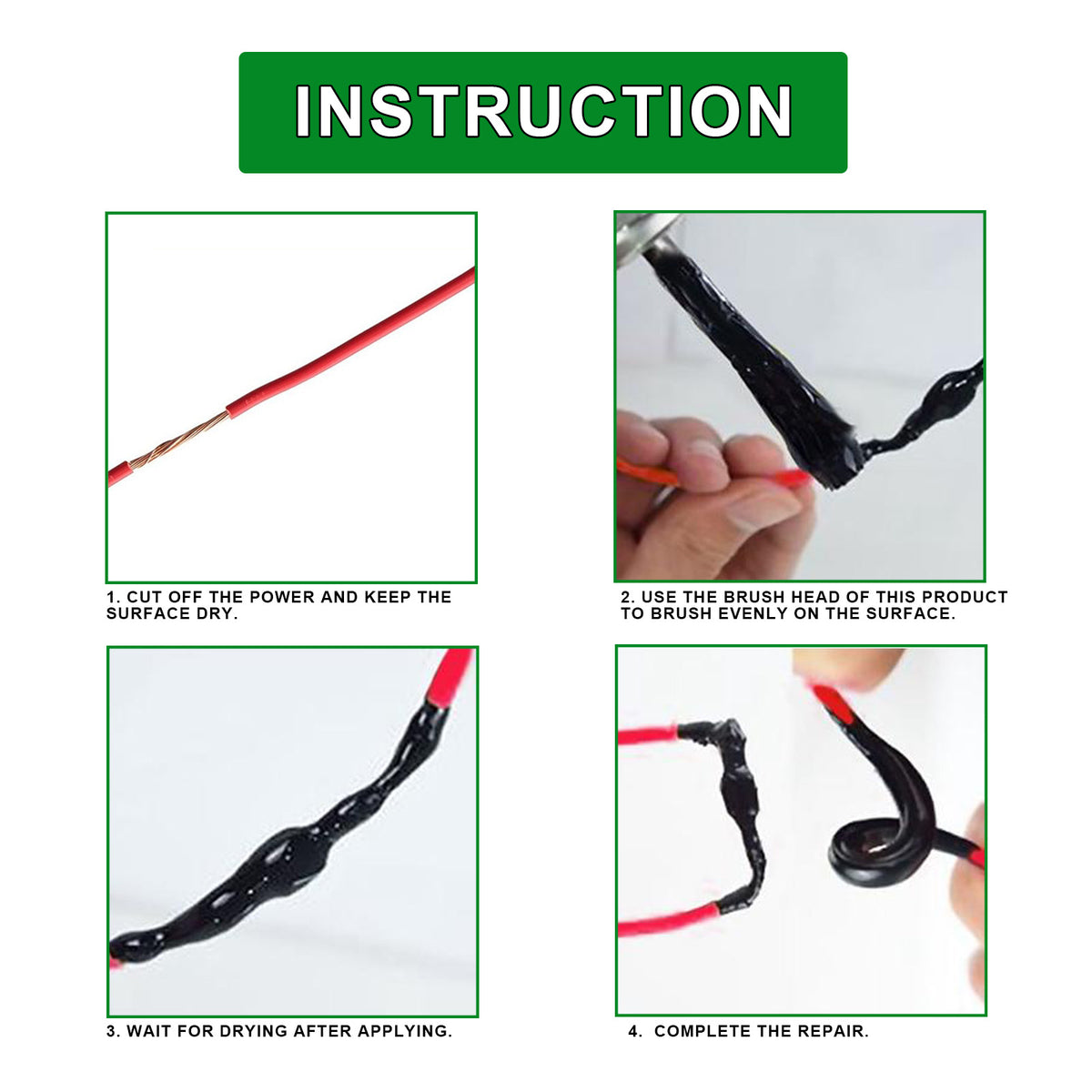 Liquid Electrical Tape for Exposed Wire Joint Protection