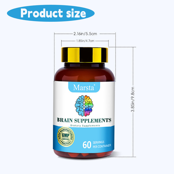 Brain Health Vitamin Capsules — Sharper Focus & Memory Support