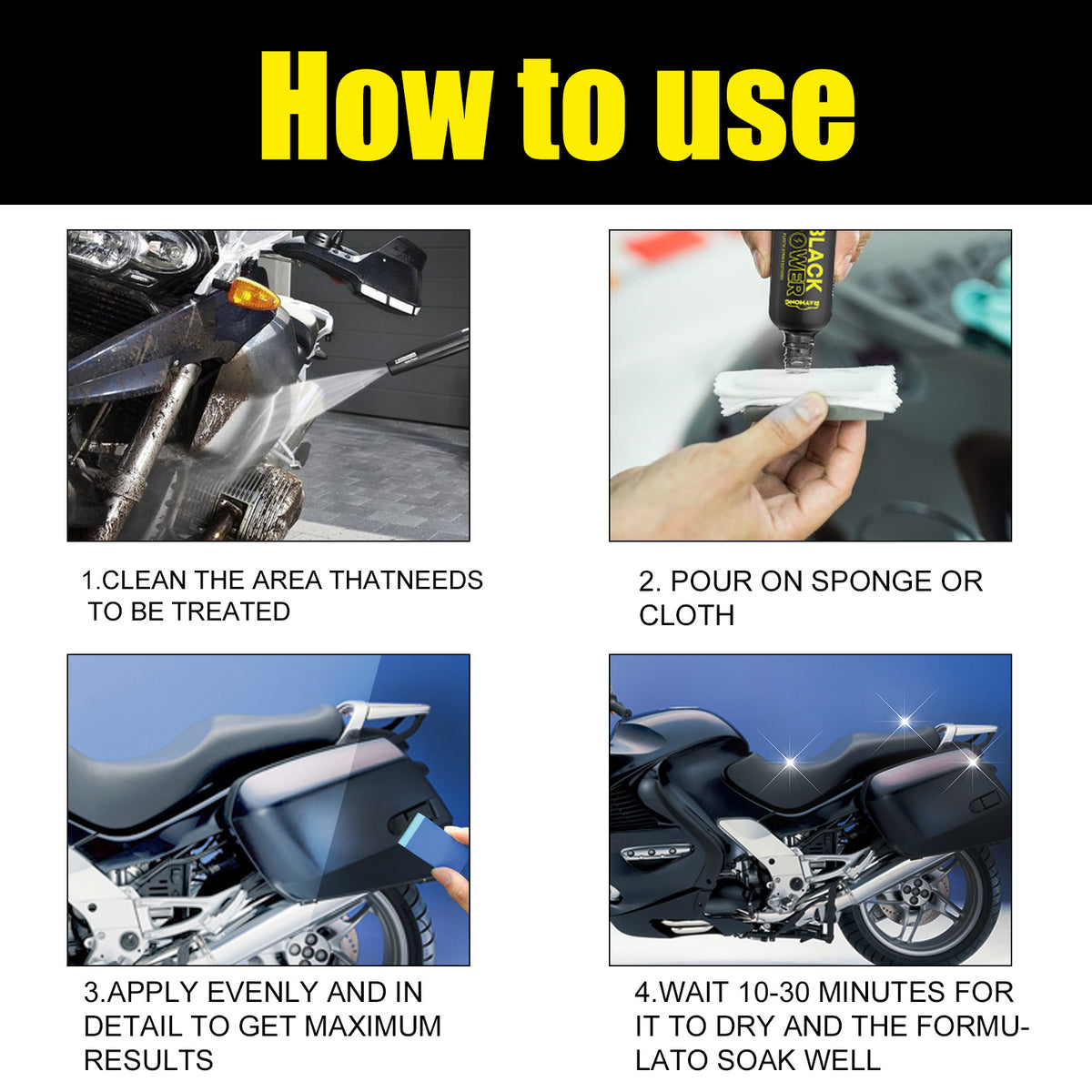 Automotive Plastic Restorer for Faded Trim & Dashboards