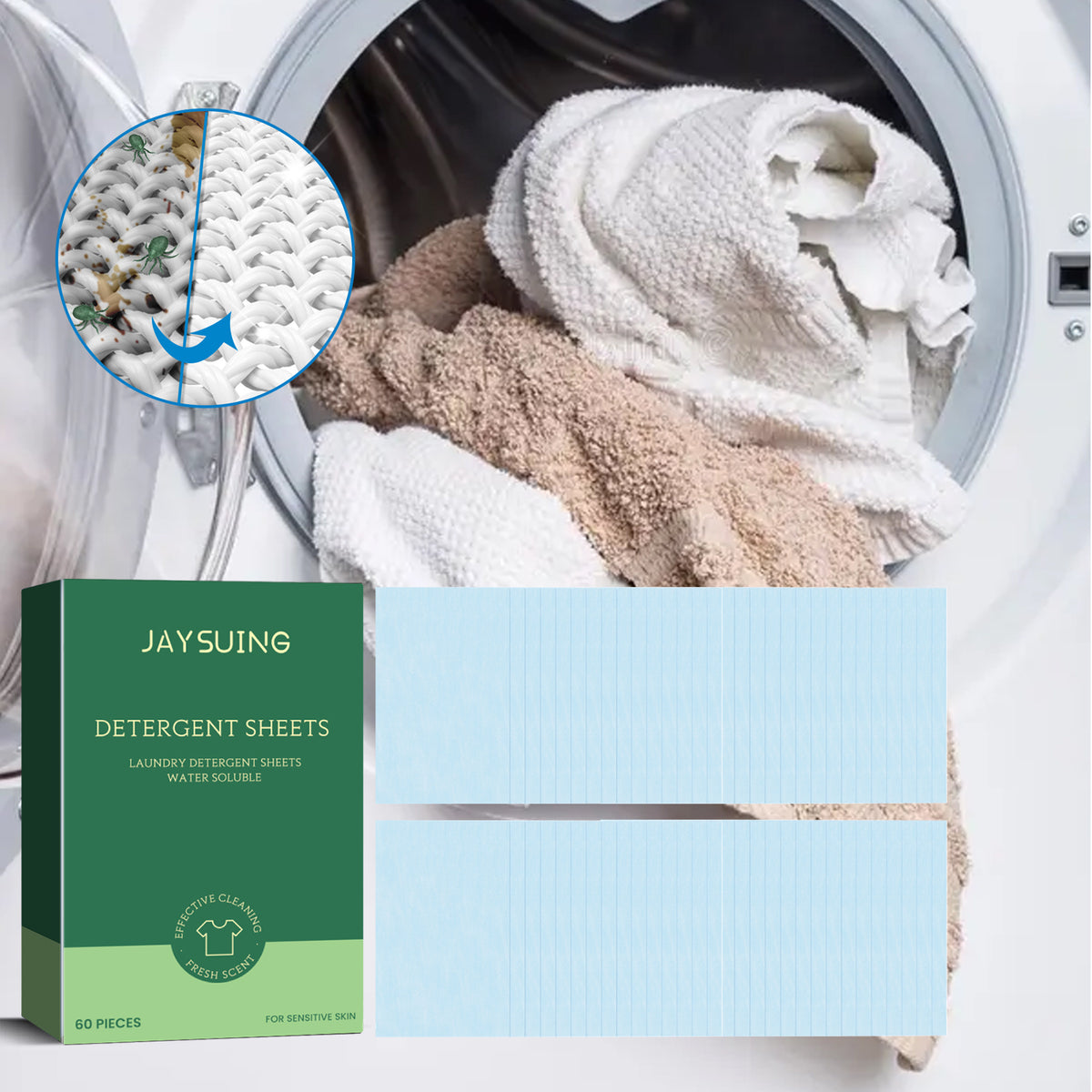 Laundry Detergent Sheets for Fresh, Clean Laundry Loads