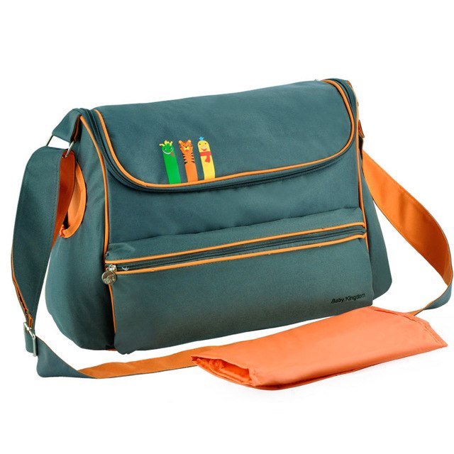 Large-Capacity Diaper Bag With Organized Baby Storage