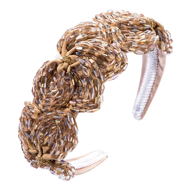 Crystal Flower Headband For Instant Evening Glamour
