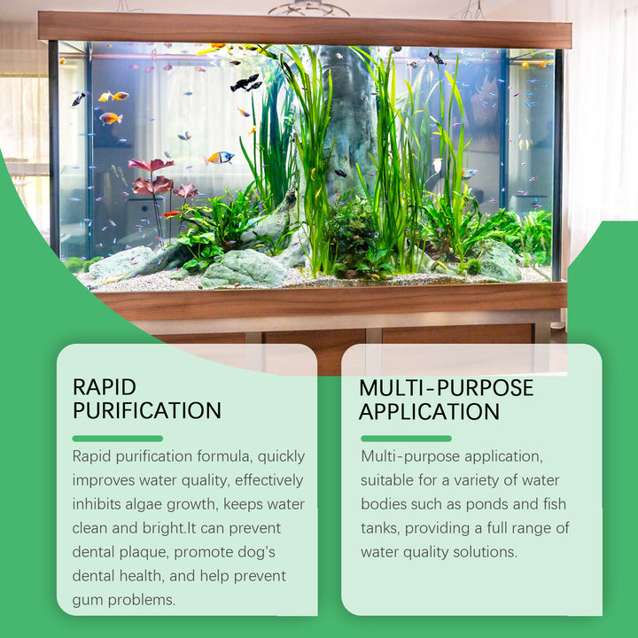Aquarium Algae Clarifier for Cleaner Fish Tank Water
