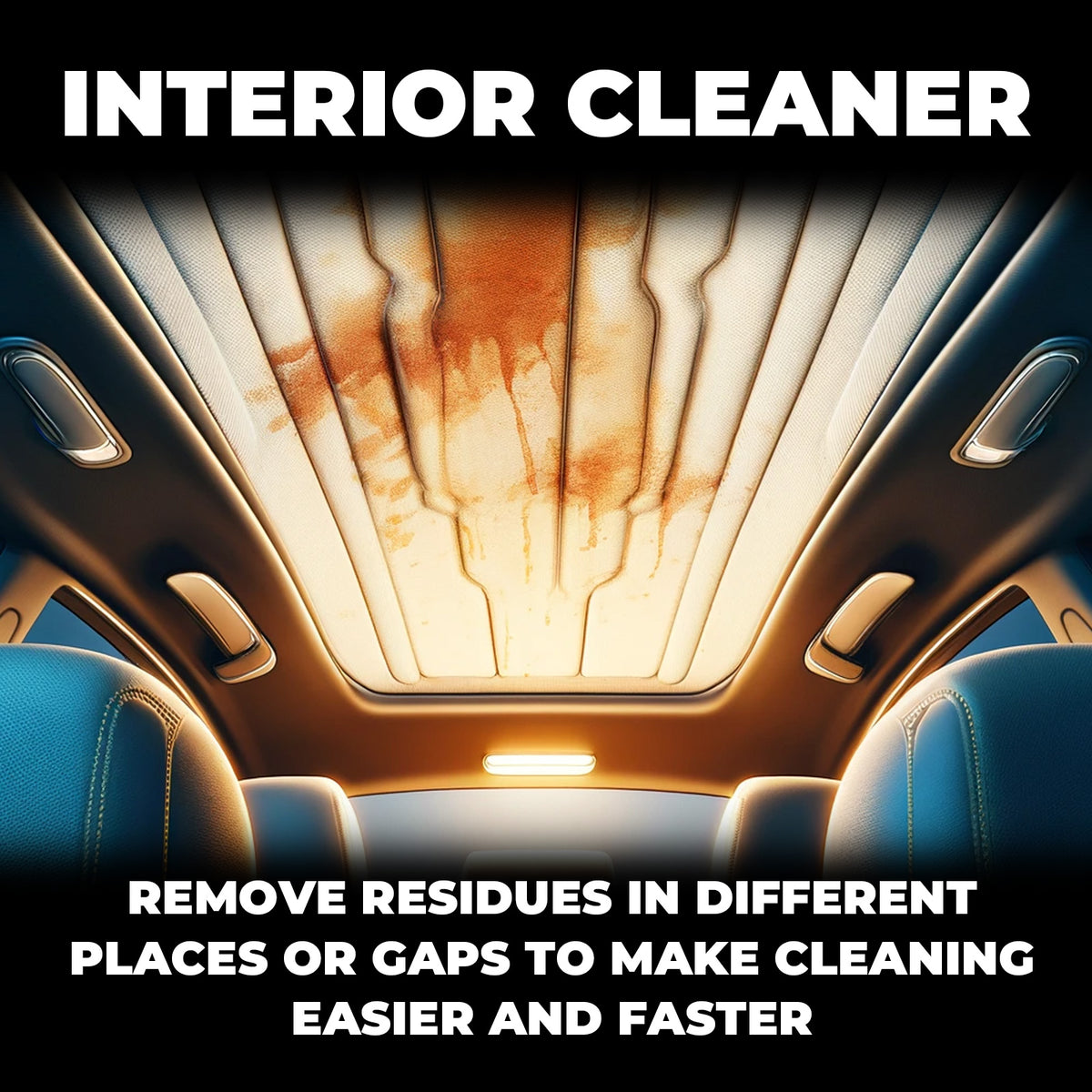 Car Interior Cleaner for Quick Spray-and-Wipe Care