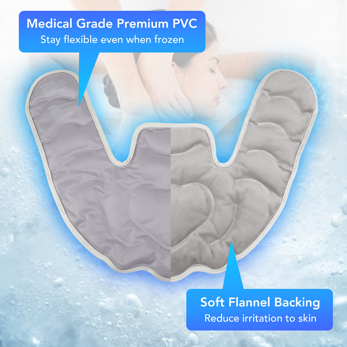 Shoulder & Neck Gel Compress – Dual Hot/Cold Therapy