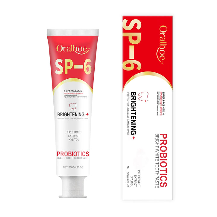 Probiotic Brightening Toothpaste for Daily Stain Care