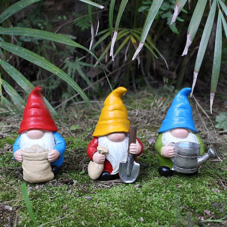 Resin Garden Gnome Statues for Whimsical Yard Decor