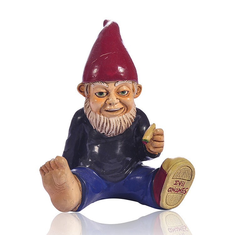 Bearded Resin Garden Gnome Ornament, Quirky Outdoor Decor