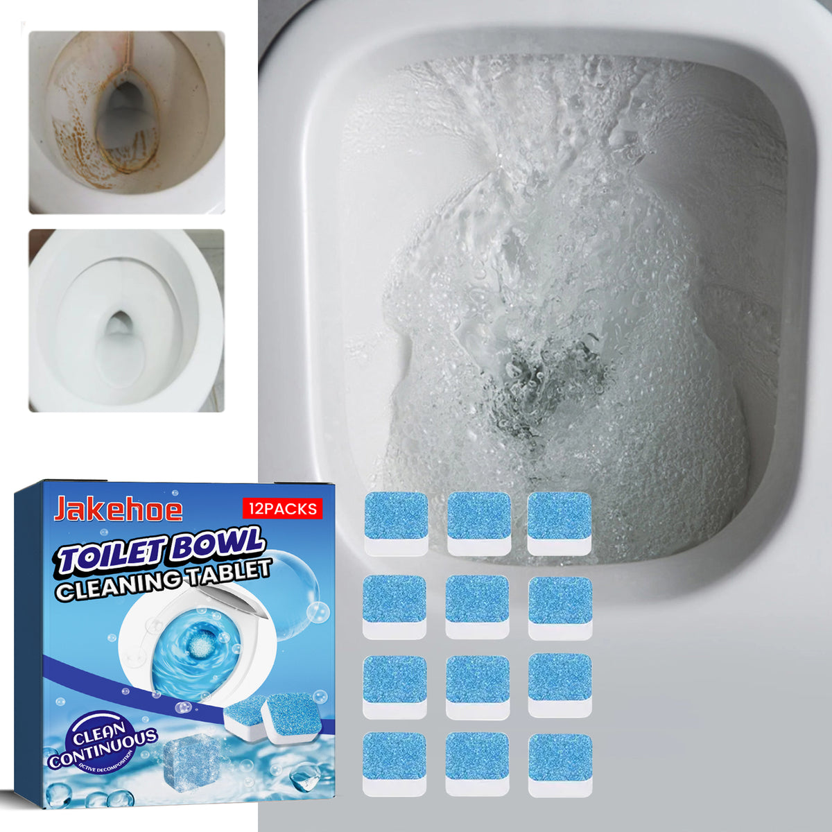 Toilet Cleaning Tablets for Easy Bowl Maintenance Pack