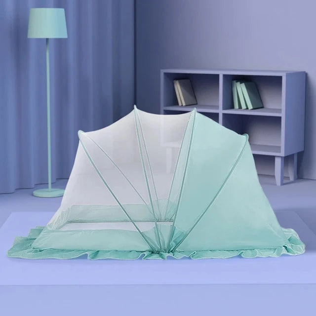 Baby Mosquito Net Tent with Blackout Canopy & Sleeping Pad
