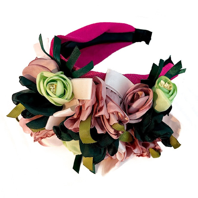 Handmade Floral Headband For Effortless Outfit Style