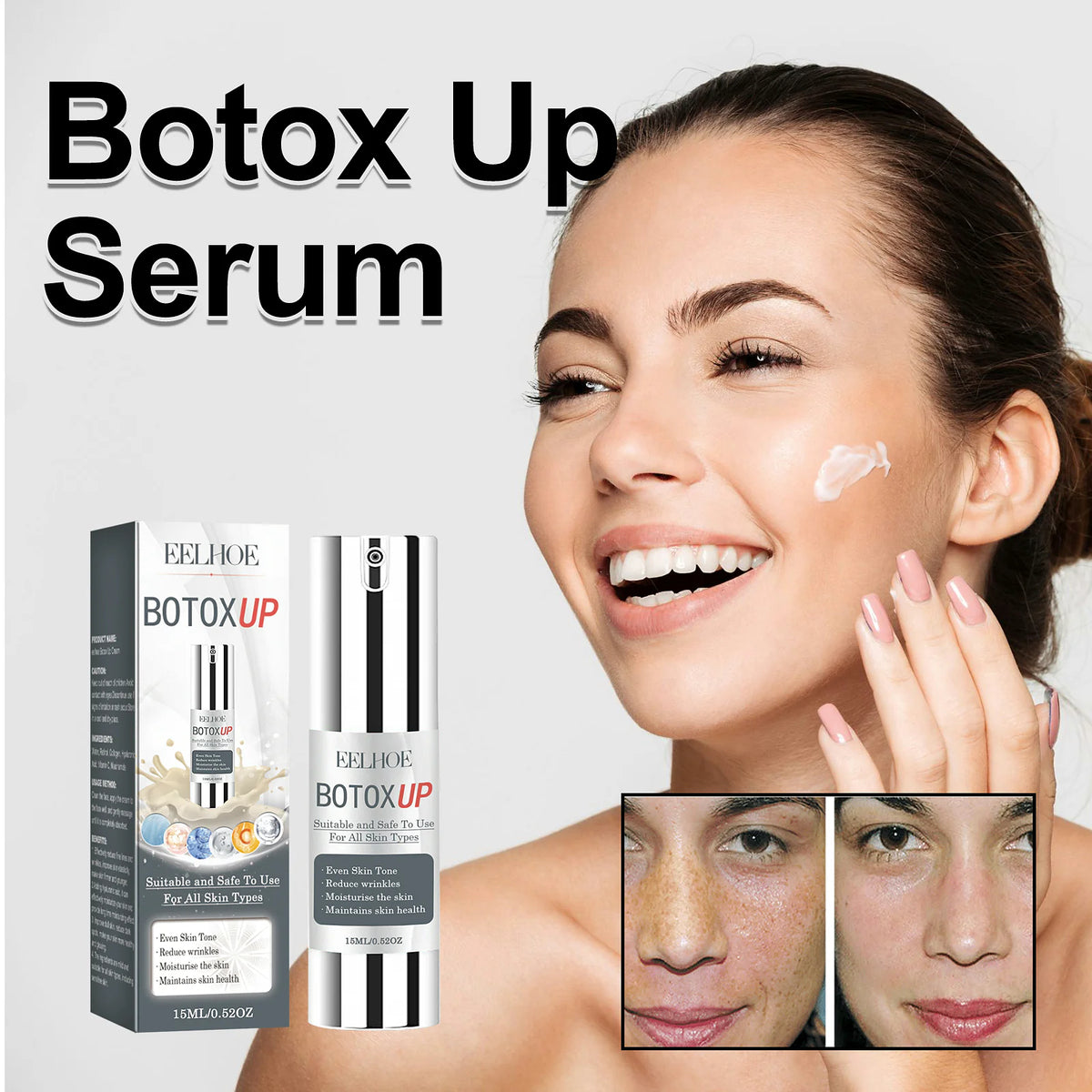 EELHOE Face Fine Line Essence, Firming Skin Repairing And Sm