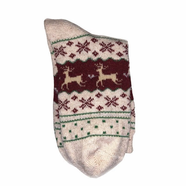 Christmas Knit Socks for Cozy Nordic Winter Style