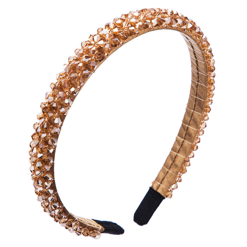 Crystal Headband for Glamorous Korean-Style Party Looks