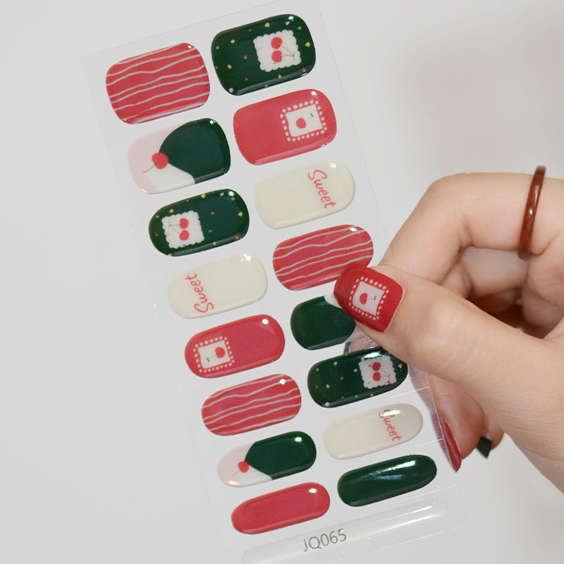 Semi-Cured UV Gel Nail Stickers — Salon Art in Seconds
