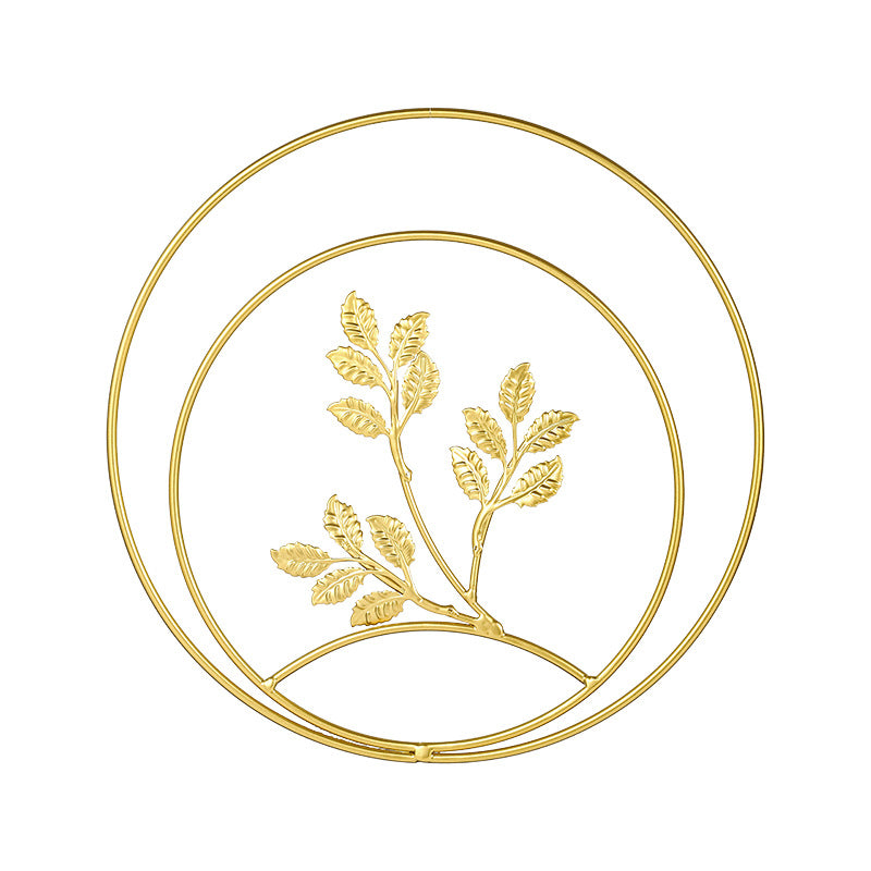 Gold Metal Wall Art for Elegant Nordic Interior Decor