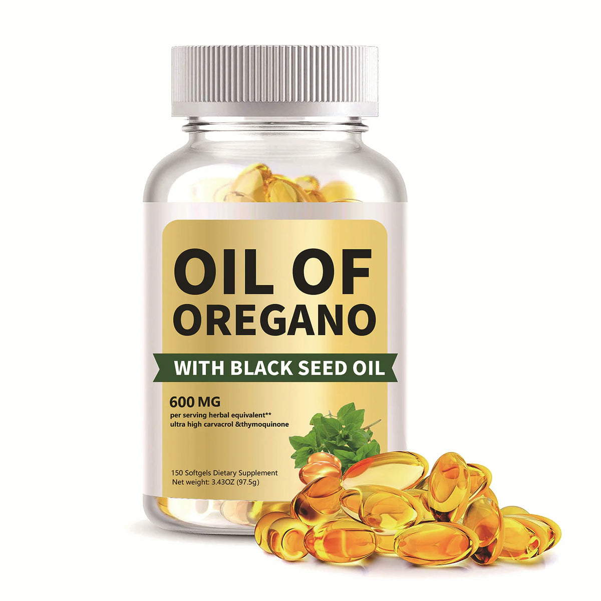 Oil of Oregano Softgels — 7-in-1 Daily Immune Shield