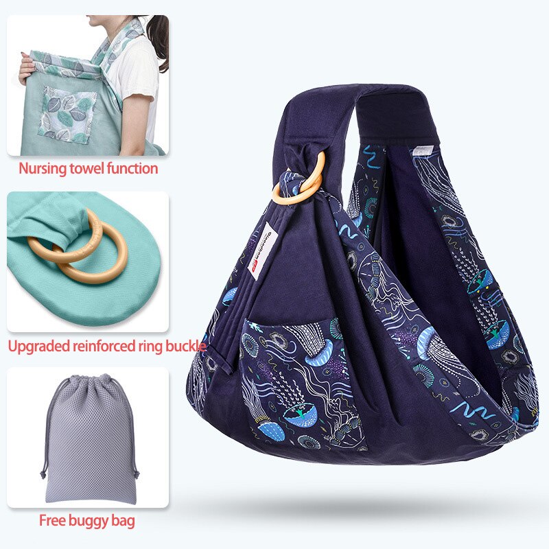 Newborn Baby Carrier & Nursing Cover for Close Comfort