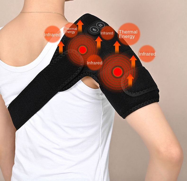 Shoulder & Knee Heated Massage Brace — Relief with Heat
