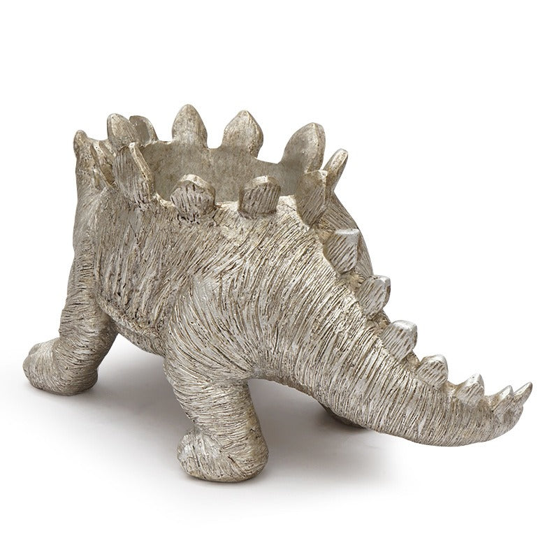 Dinosaur Resin Flowerpot Planter for Desk & Windowsill