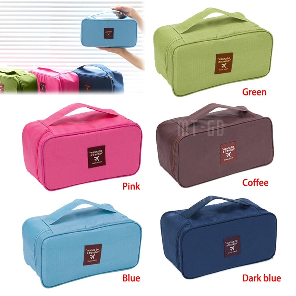 Travel Lingerie Organizer Bag with Bra Dividers & Pouch