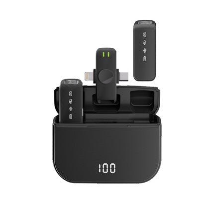 Wireless Lapel Microphone for Streaming and Vlogging