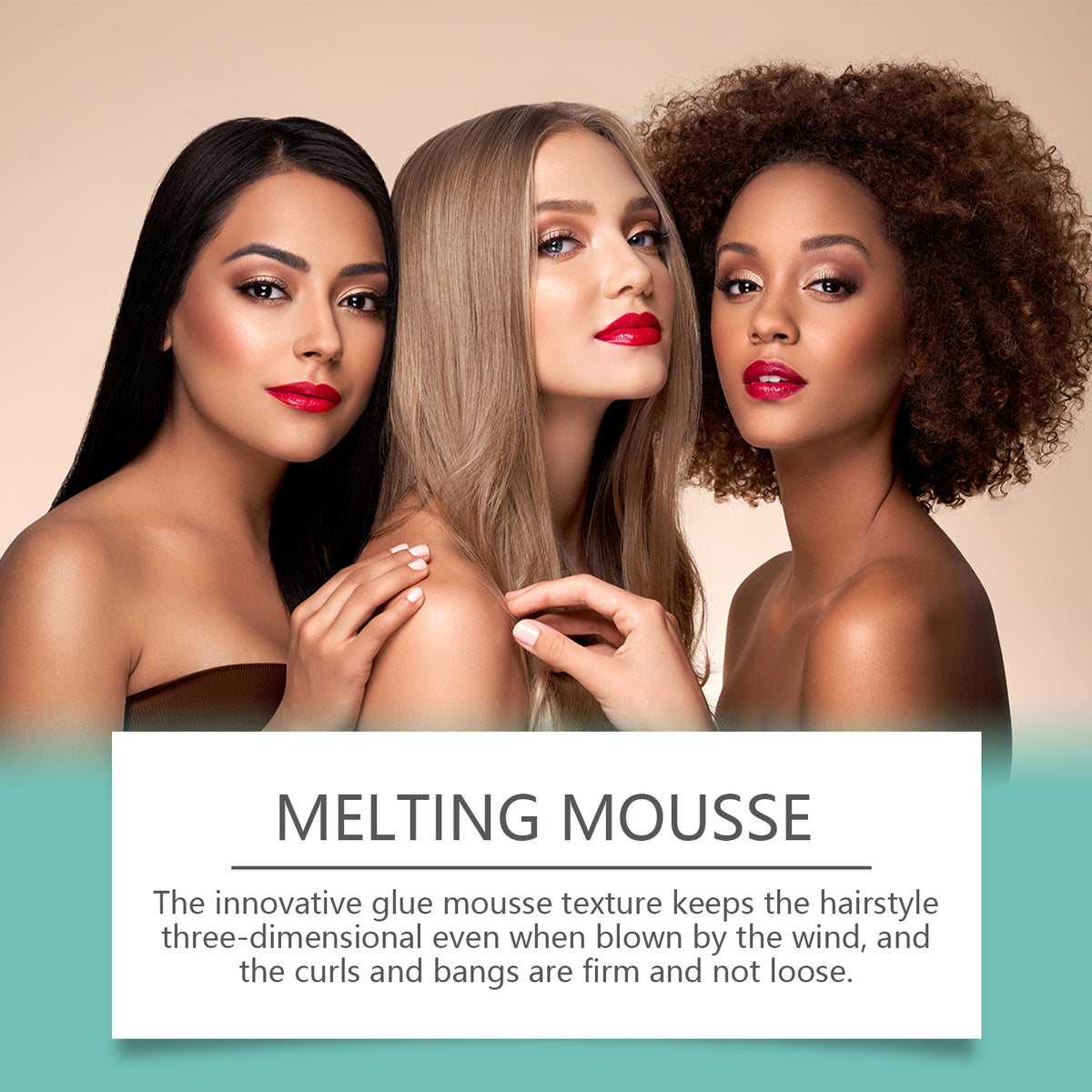 Wig Setting Mousse for Strong Hold & Edge Control