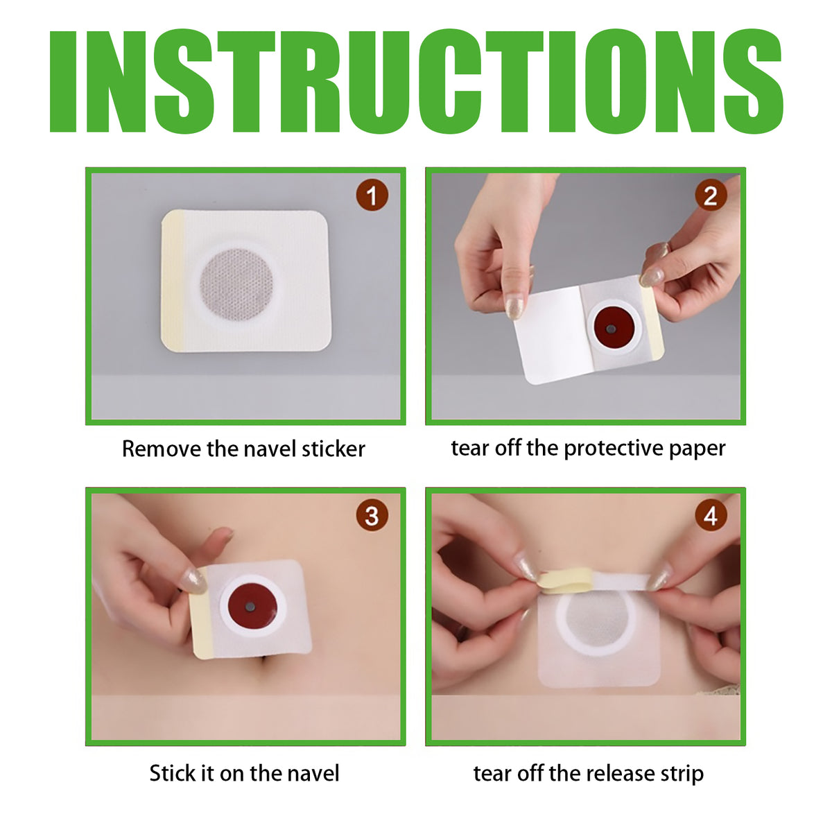 Belly Button Slimming Patch — Herbal & Magnetic Belly Firming