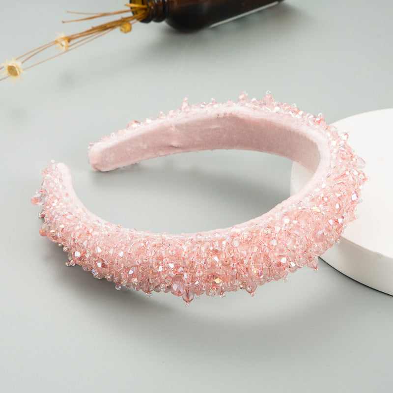 Crystal Beaded Headband for Glamorous Statement Style