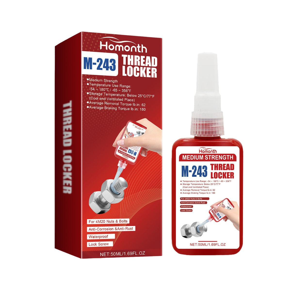Automotive Thread Locker for Vibration-Proof Fasteners