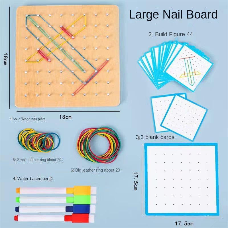 Montessori Math Pegboard Toy for Hands-On Learning