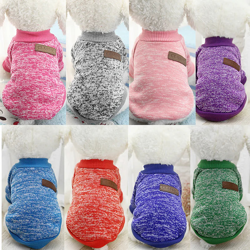 Small Dog Sweater for Warm, Cozy Winter Walks & Lounging