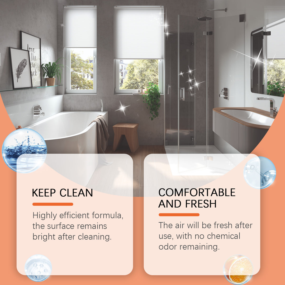 Multi-Purpose Foam Cleaner for Grease-Free Surface Shine
