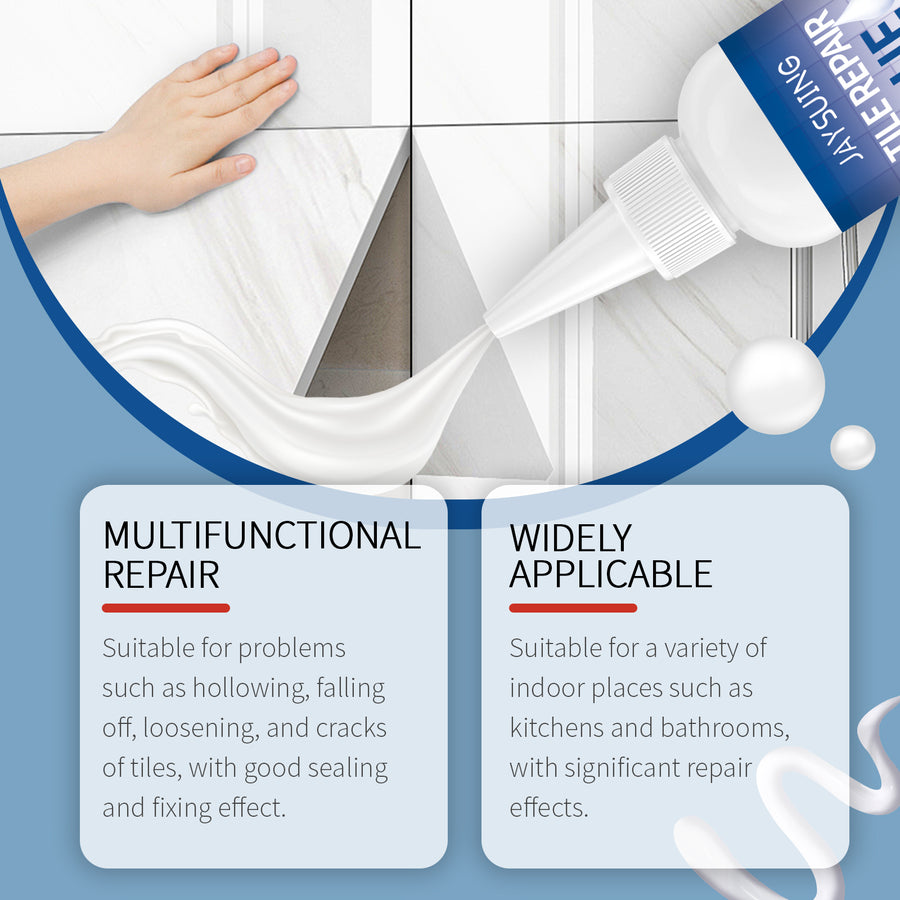 Tile Repair Glue for Cracks, Loose Tiles and Leaks