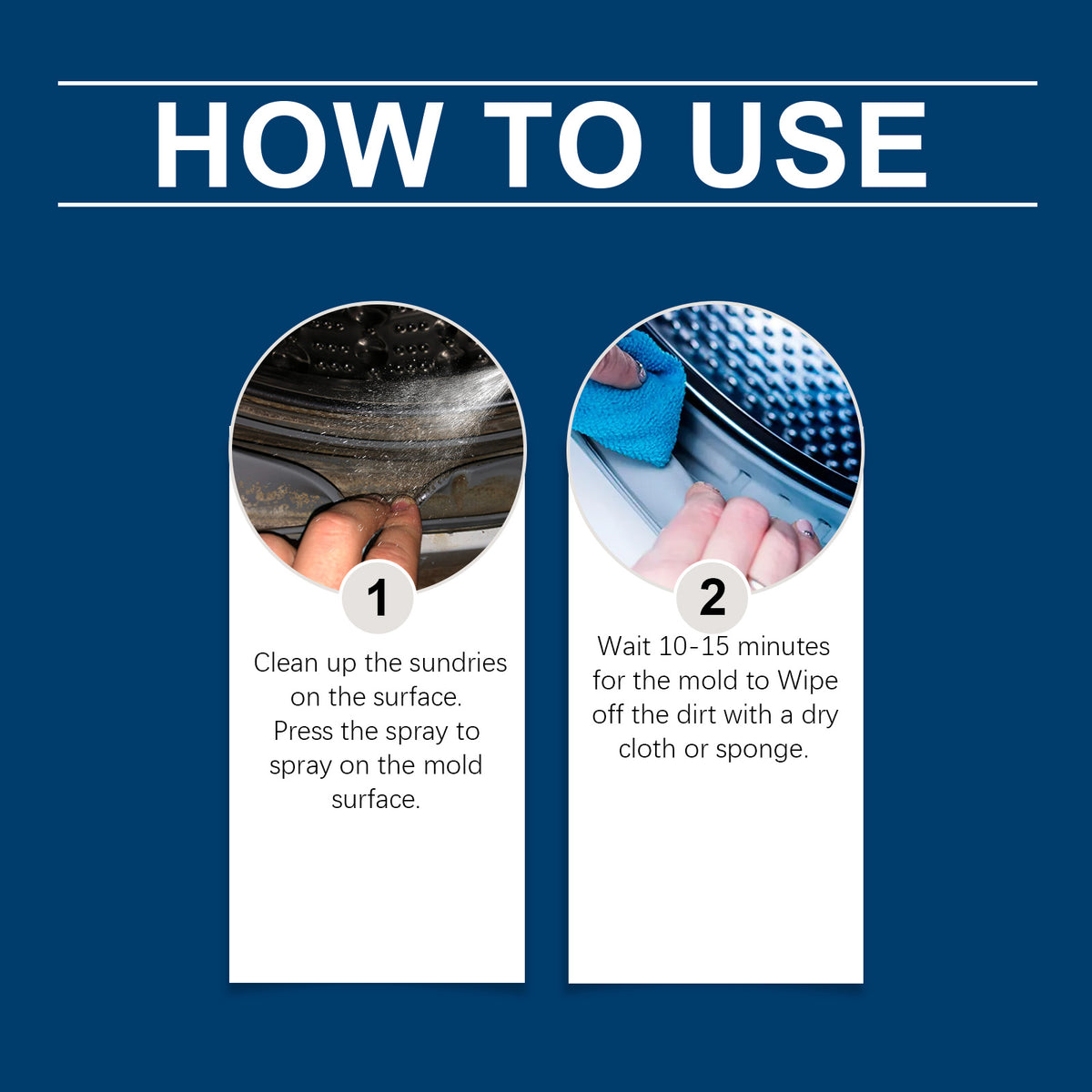 Mildew Remover Spray for Cleaner Tiles, Tubs & Seals