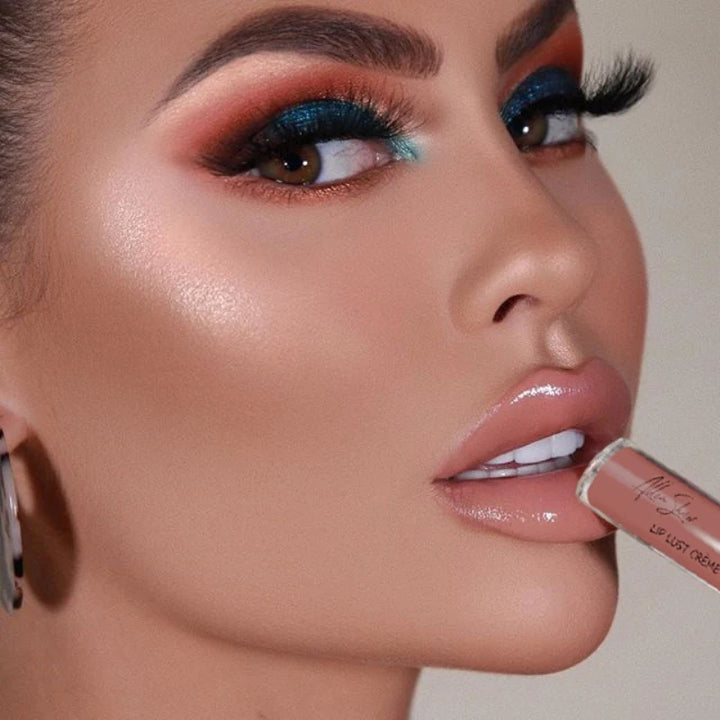 Nude Shiny Glitter Lip Gloss — Long-Lasting Liquid Glaze