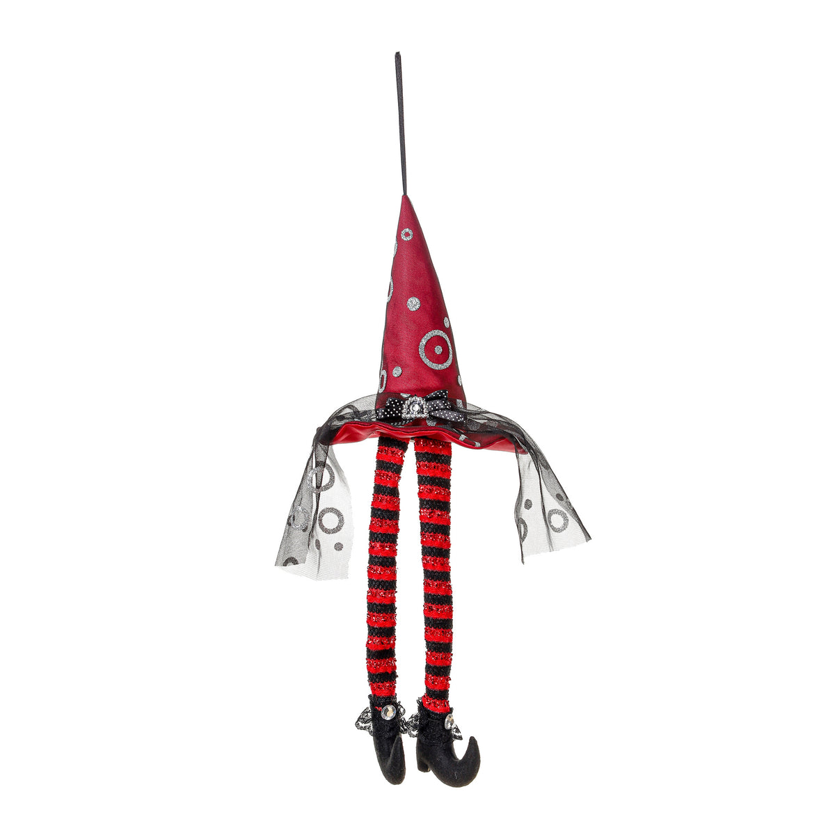 Light-Up Wizard Hat Halloween Window Display Decor