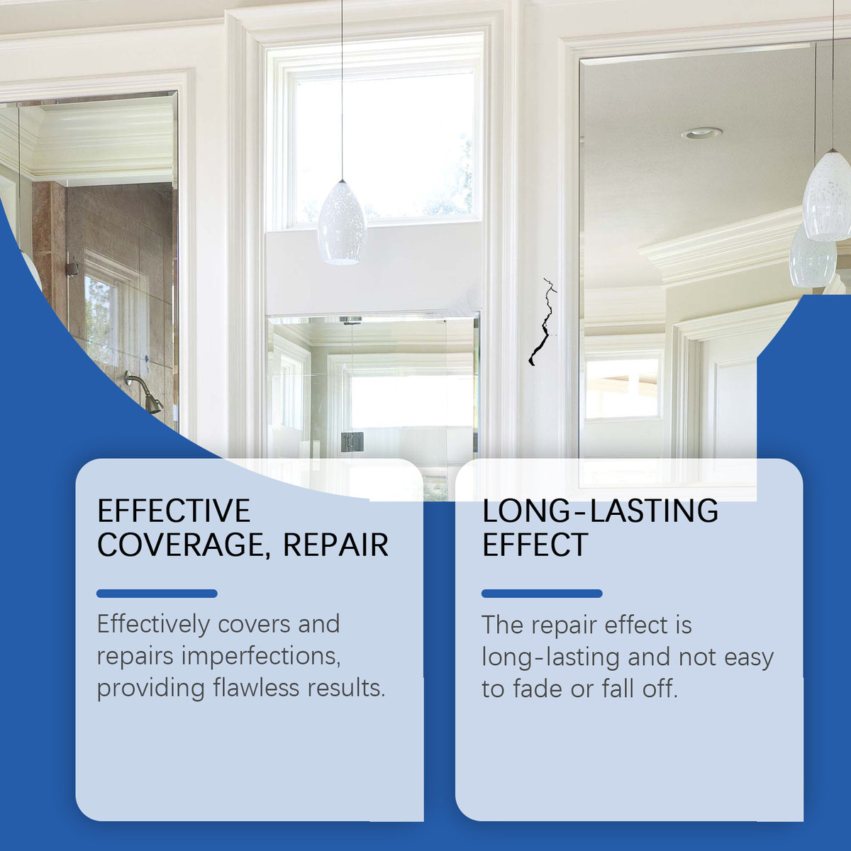 White Wall Touch-Up Paint For Quick Surface Repairs