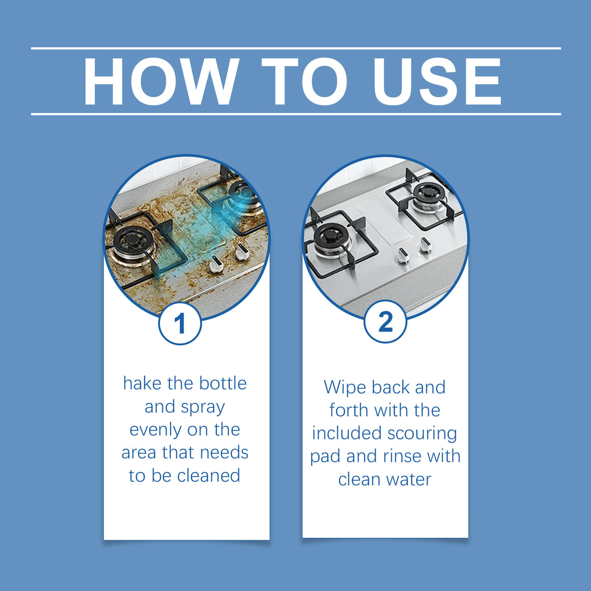 Multi-Purpose Foam Cleaner for Grime & Soap Scum Removal