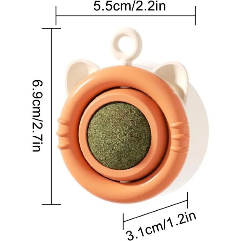 Cat Mint Ball Toy for Indoor Dental Enrichment Play