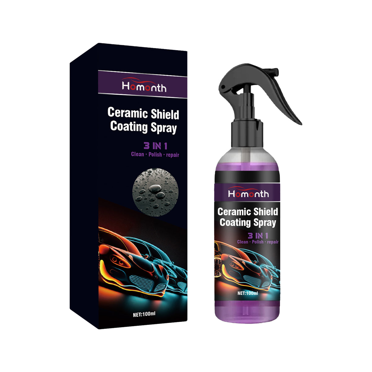 Automotive Ceramic Coating Spray for Glossy Protection