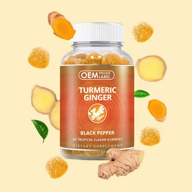 Turmeric Curcumin Gummies with Ginger & Black Pepper