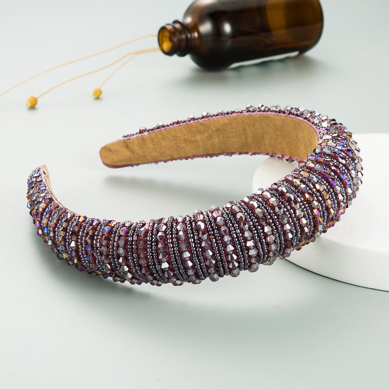 Hand-Woven Beaded Hair Hoop for Instant Polished Style