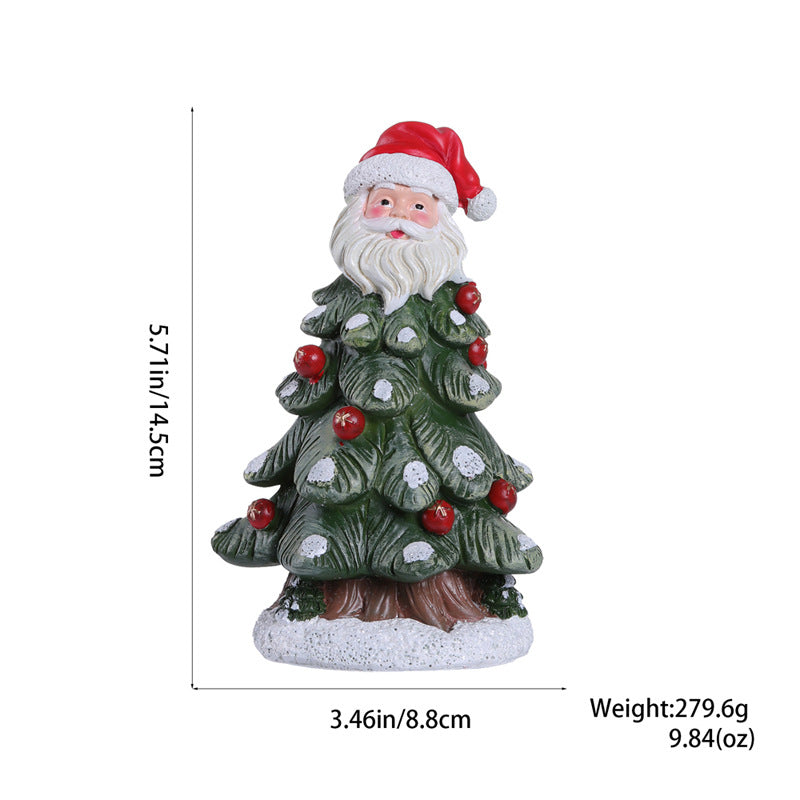 Christmas Tree Figurines for Festive Tabletop Decor