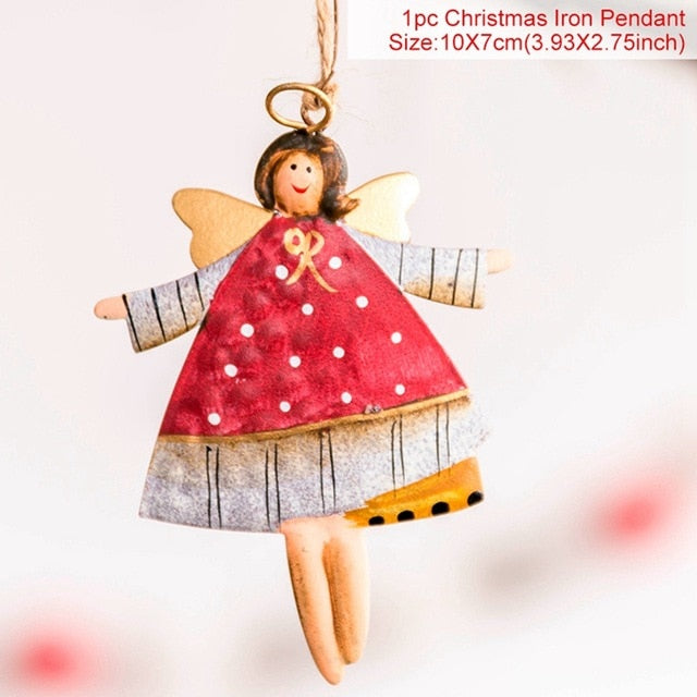 Hand-Painted Angel Christmas Ornaments | Festive Decor
