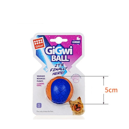 Squeaky Dog Chew Ball for Safe Outdoor Fetch Play