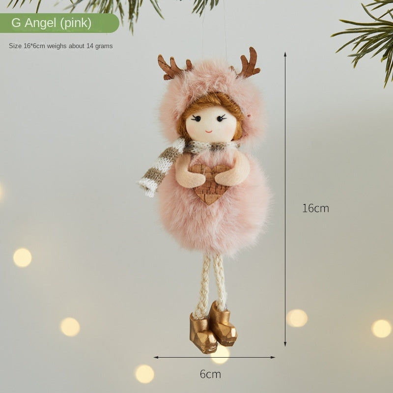 Christmas Tree Plush Ornament for Cozy Holiday Displays